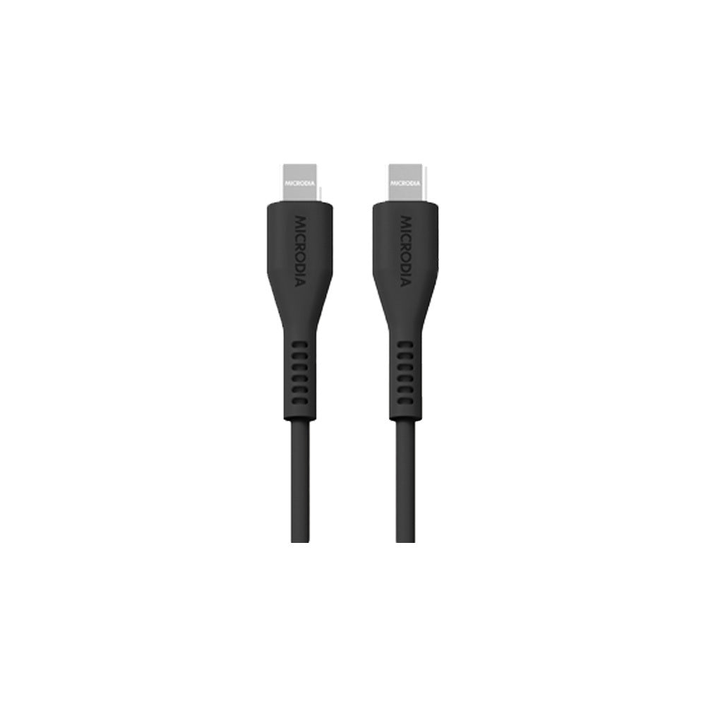2PK Microdia Fruitywire Liquid Silicon PD100W USB-C 2.6m Charcoal