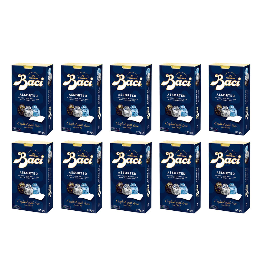 10x 14pc Baci Assorted Bijou Chocolate Prailines with Hazelnuts 175g