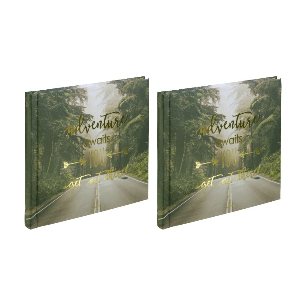 2PK Hama Highway Bookbound Album w/ 30 Pages Holds 15x15cm Photos 18x18cm