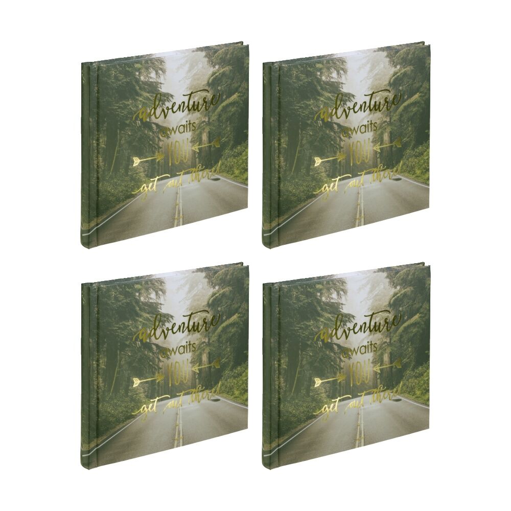 4PK Hama Highway Bookbound Album w/ 30 Pages Holds 15x15cm Photos 18x18cm