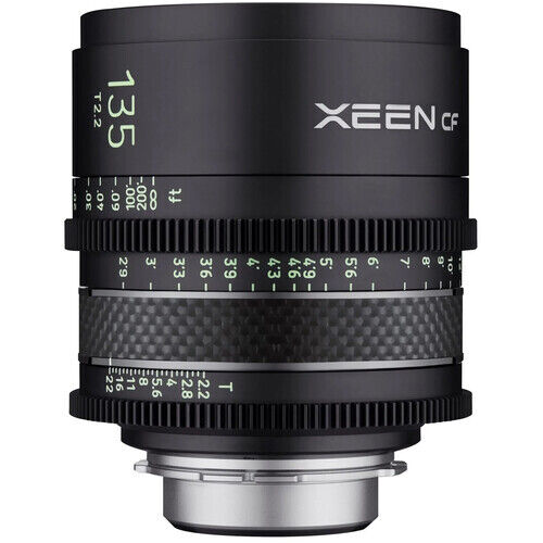 Xeen 135mm T2.2 Cinema Camera Lens Accessory For CF PL Mount