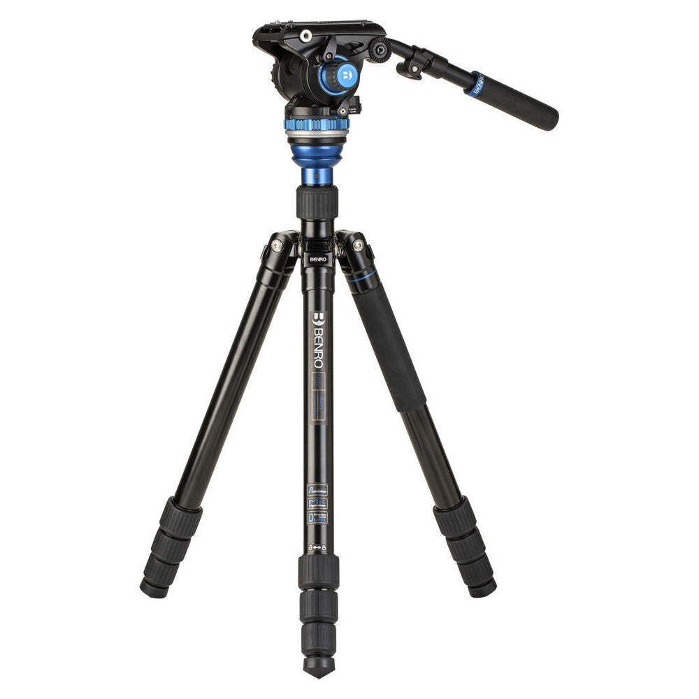 Benro A3883T S6PRO Head Aero6 Aluminium Travel Video Camera Tripod Kit Black