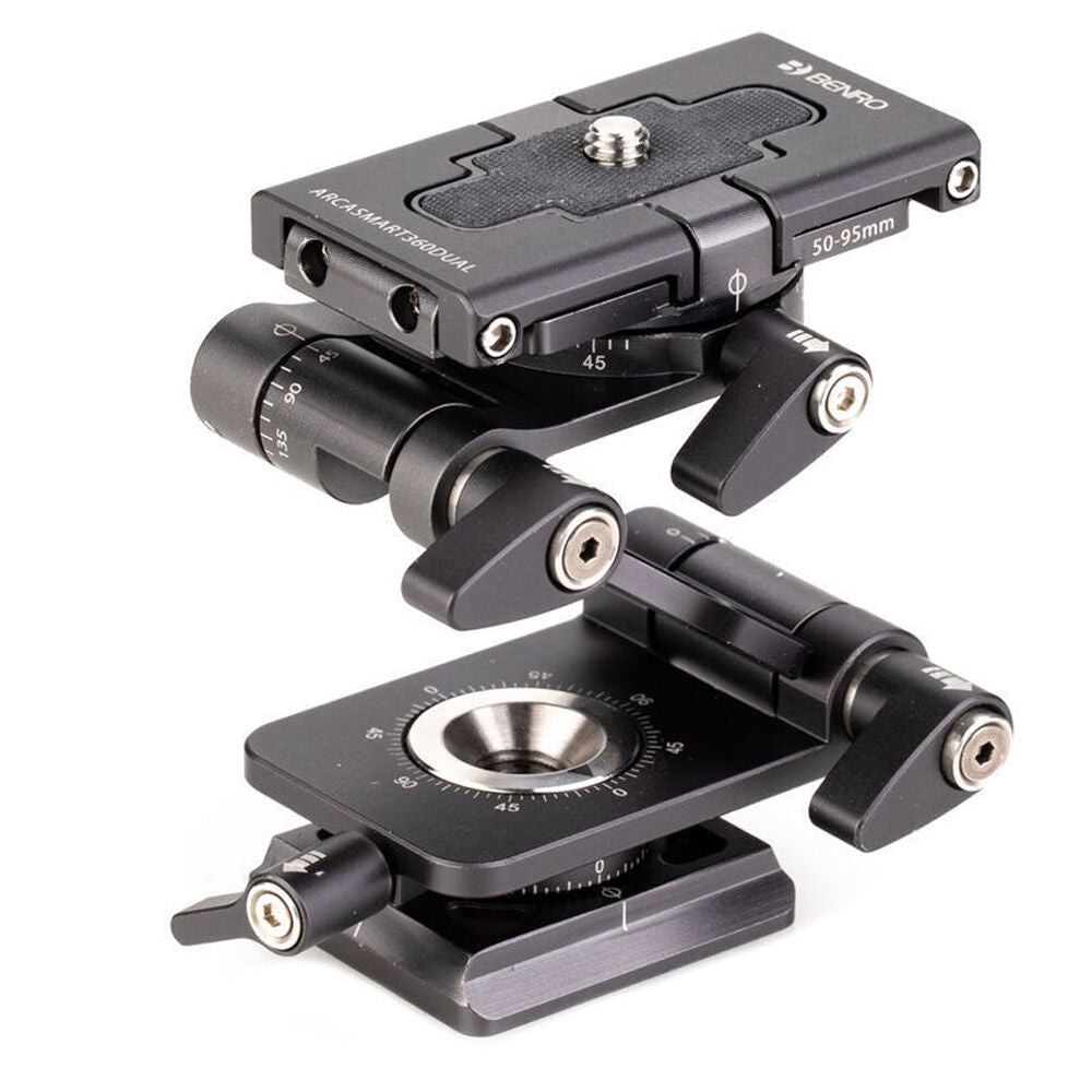 Benro Arcasmart360 Dual Multifunction QR Plate Phone/DSLR Camera Mount Black