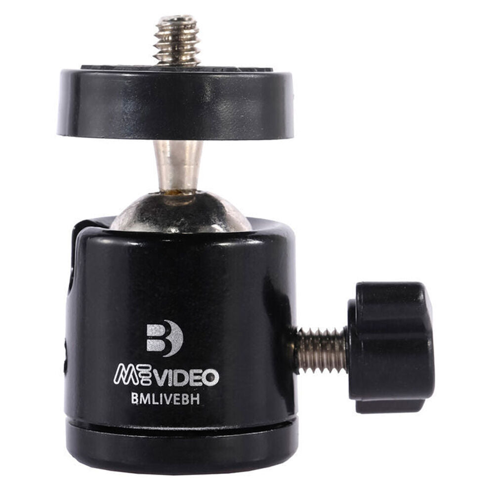 2PK Benro MeVideo Livestream Mini Ball Head Tripod Mount Accessories Black