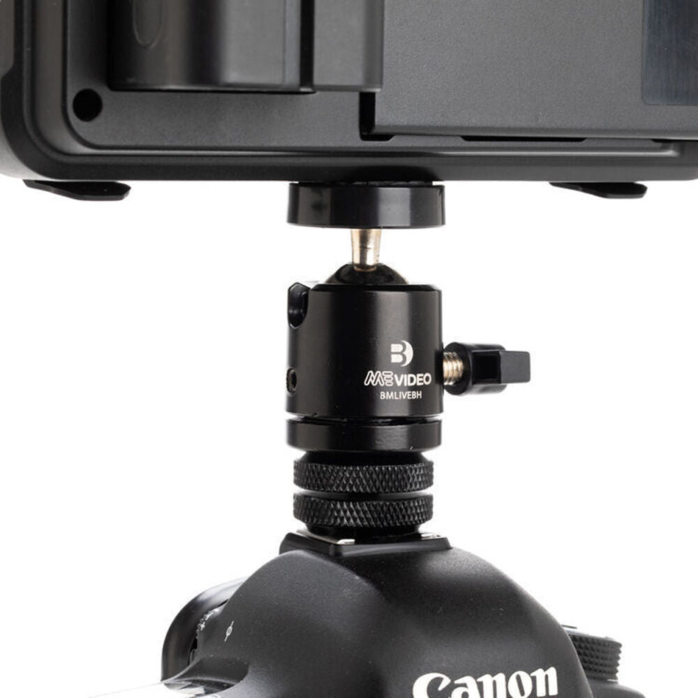 2PK Benro MeVideo Livestream Mini Ball Head Tripod Mount Accessories Black