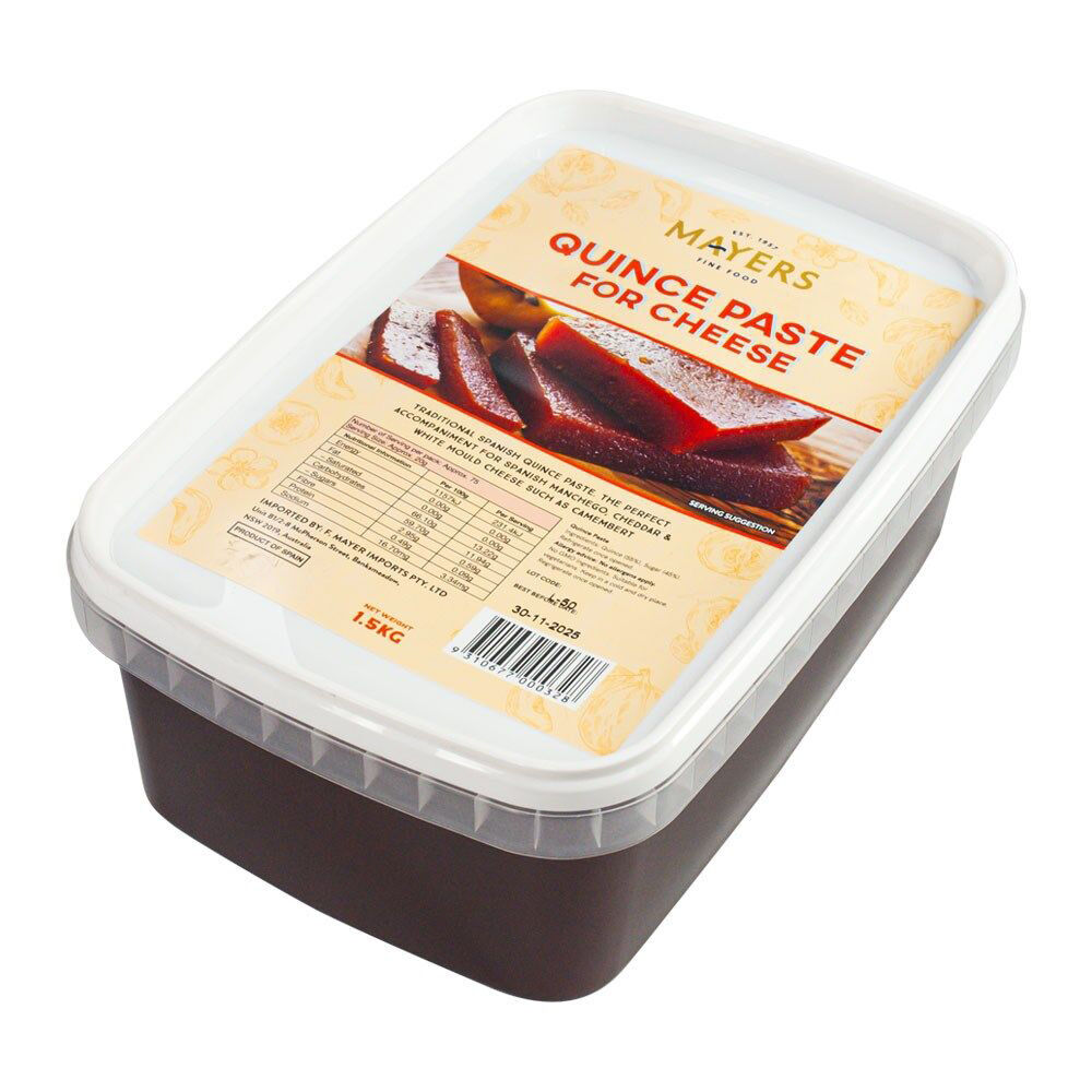 4PK Mayers Quince Paste Ready To Use For Cheese Brie Camembert 1.5kg Tub