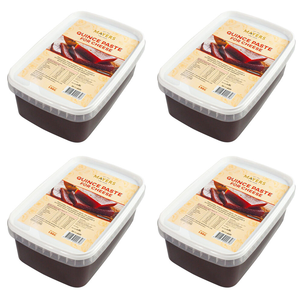4PK Mayers Quince Paste Ready To Use For Cheese Brie Camembert 1.5kg Tub
