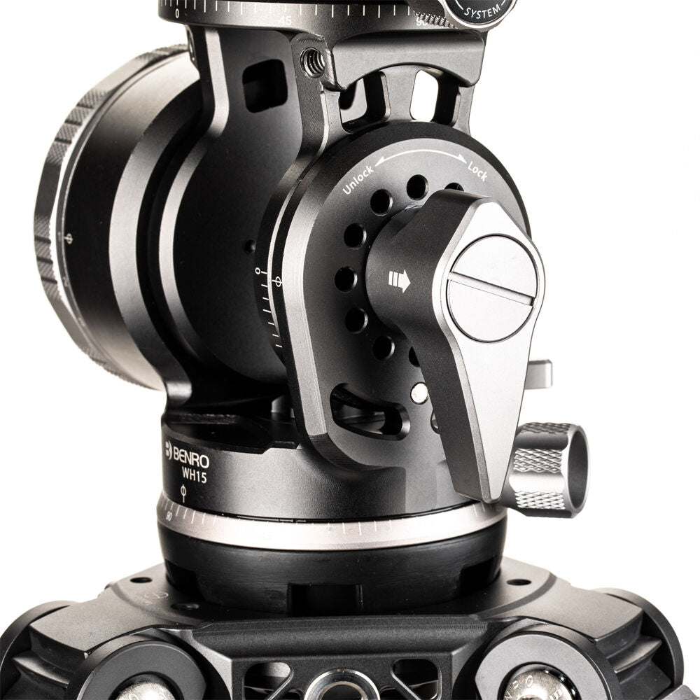 Benro WH15 Counterbalance 2-Way Long Lens Head Camera Mount Upto 15kg Black