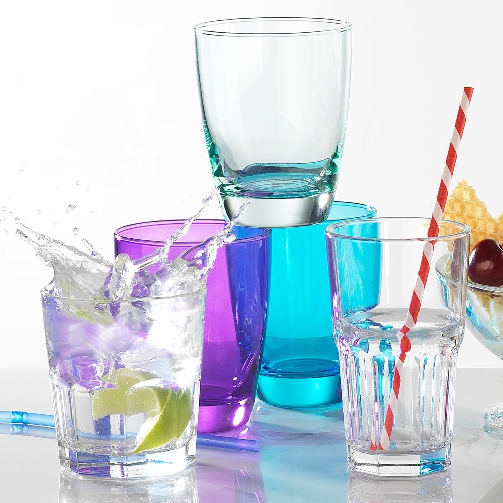 6pc Ocean DOF 300ml Centra Rock Drinking Glasses Set - Clear