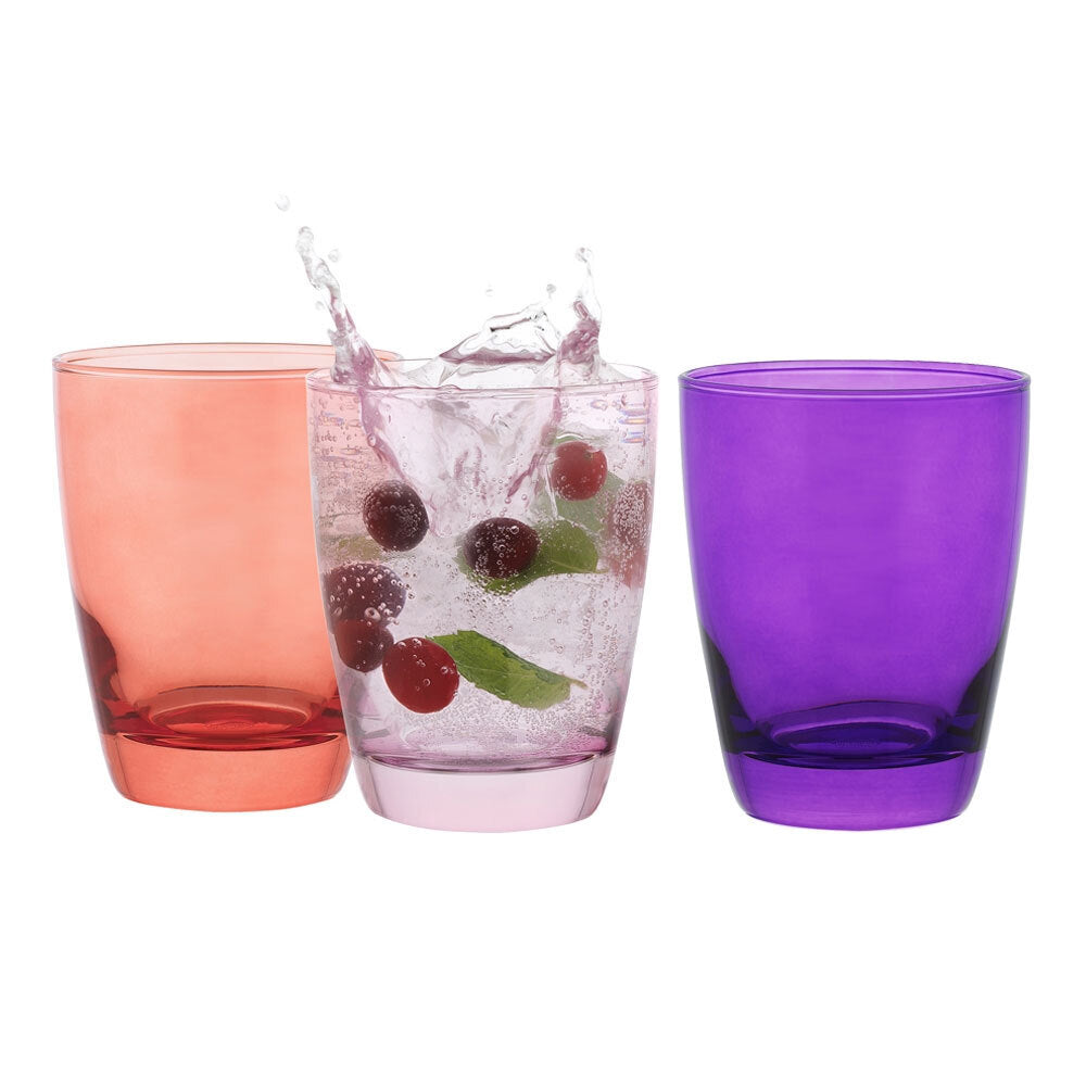 6pc Ocean Tiara Pinks DOF Drinking Glass Set 365ML