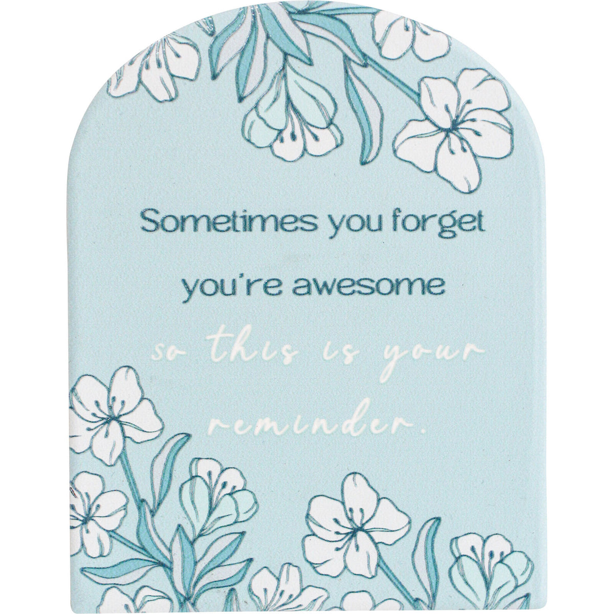 4PK LVD Standing Ceramic 11x14cm Gift Plaque Decor - Reminder Awesome