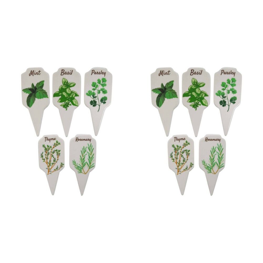 10pc LVD Ceramic Garden Stakes Home/Garden Decor 13x5cm