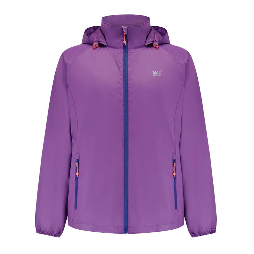 Mac In A Sac Unisex Adults Waterproof Jacket - Purple - XXL