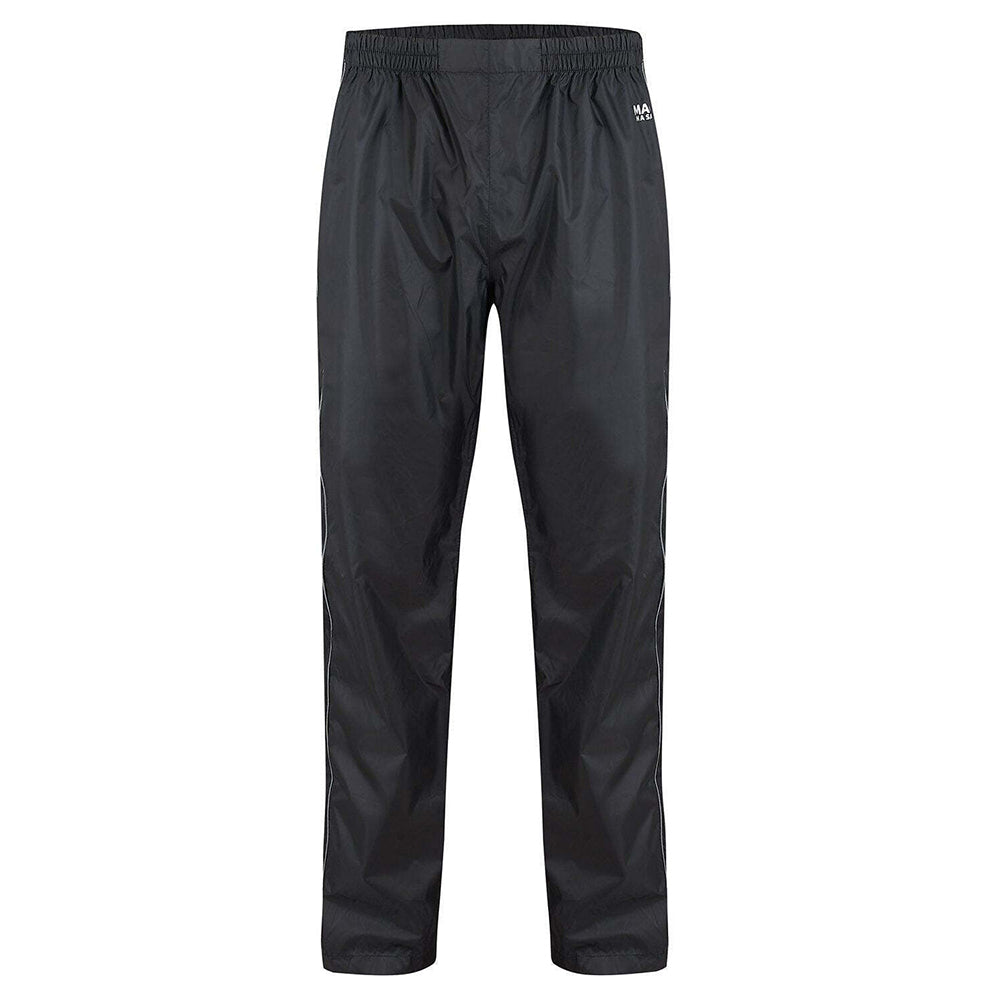 Mac In A Sac Unisex Adults Full Zip Overtrousers - Black - S