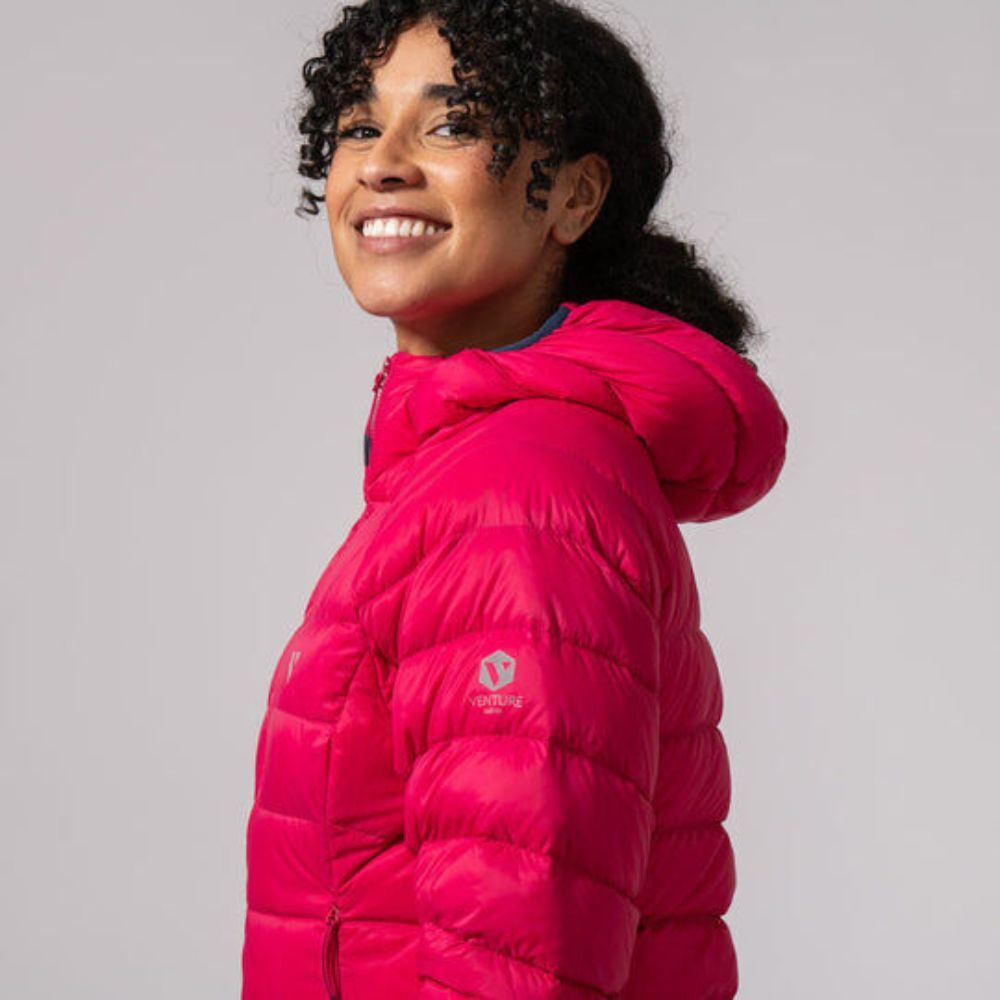 Mac in a Sac Summit Packable Womens Duck Down Fill Jacket - Pink