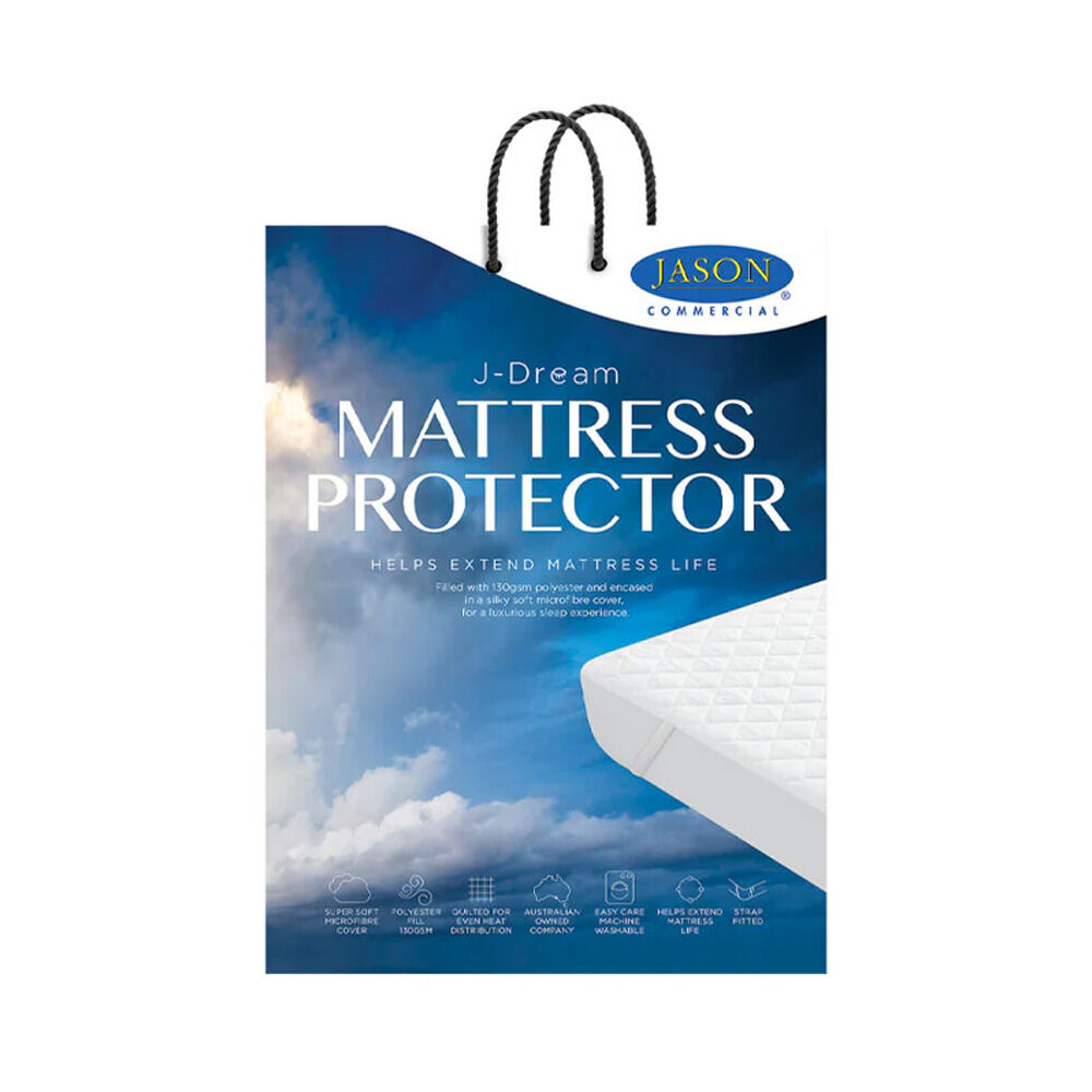 Jason Commercial Queen J-Dream Mattress Protector 153x203cm