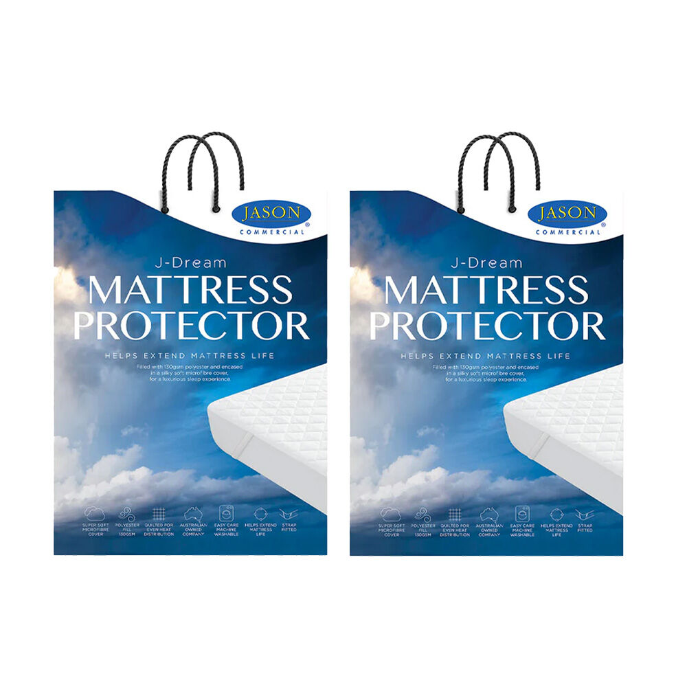2PK Jason Commercial J-Dream Mattress Protector