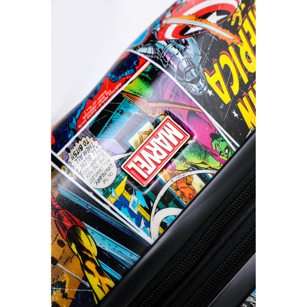 Marvel Comic Retro Pc 19" Cabin Trolley Luggage Travel Suitcase