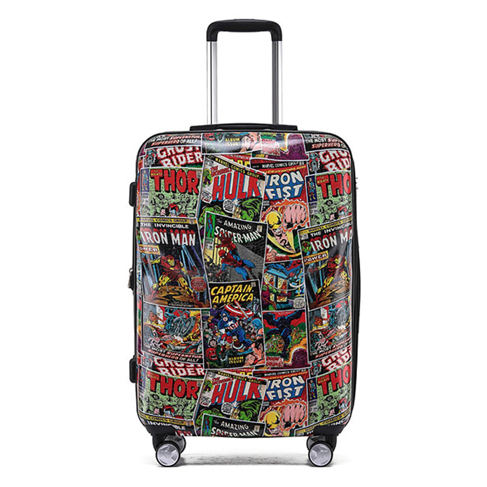 3pc Marvel Comic Retro Wheeled Suitcase Luggage Set