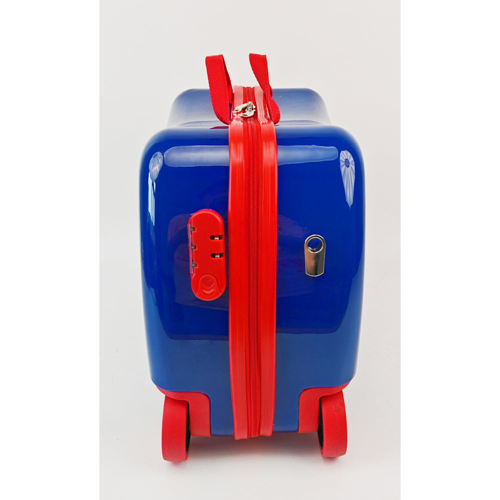 Marvel Spiderman Ride-On Trolley Case Kids Onboard Luggage - Blue