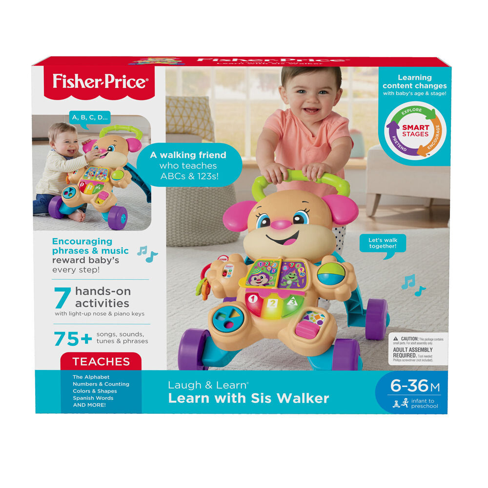 Mattel Fisher Price Laugh & Learn Walker 48x40cm - Assorted 6m+
