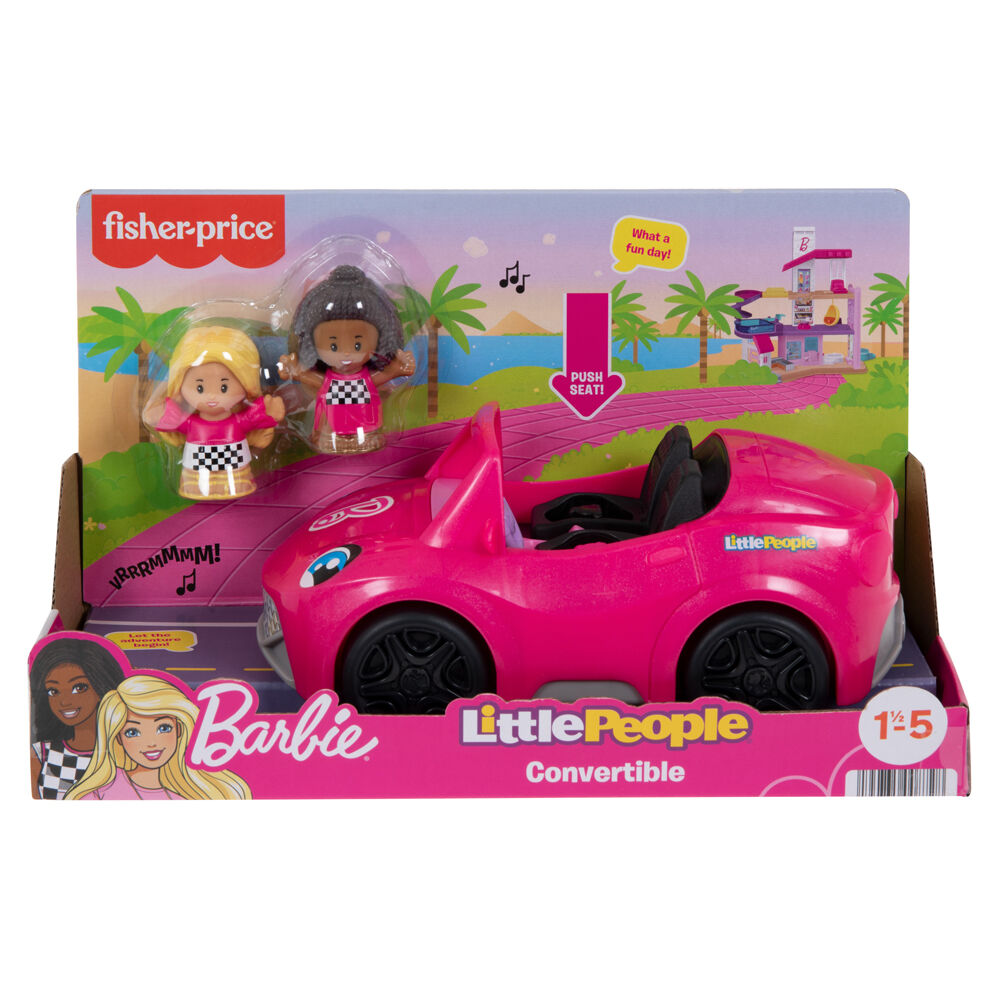 Mattel Fisher Price Little People Barbie Convertible Toy - Pink 1y+