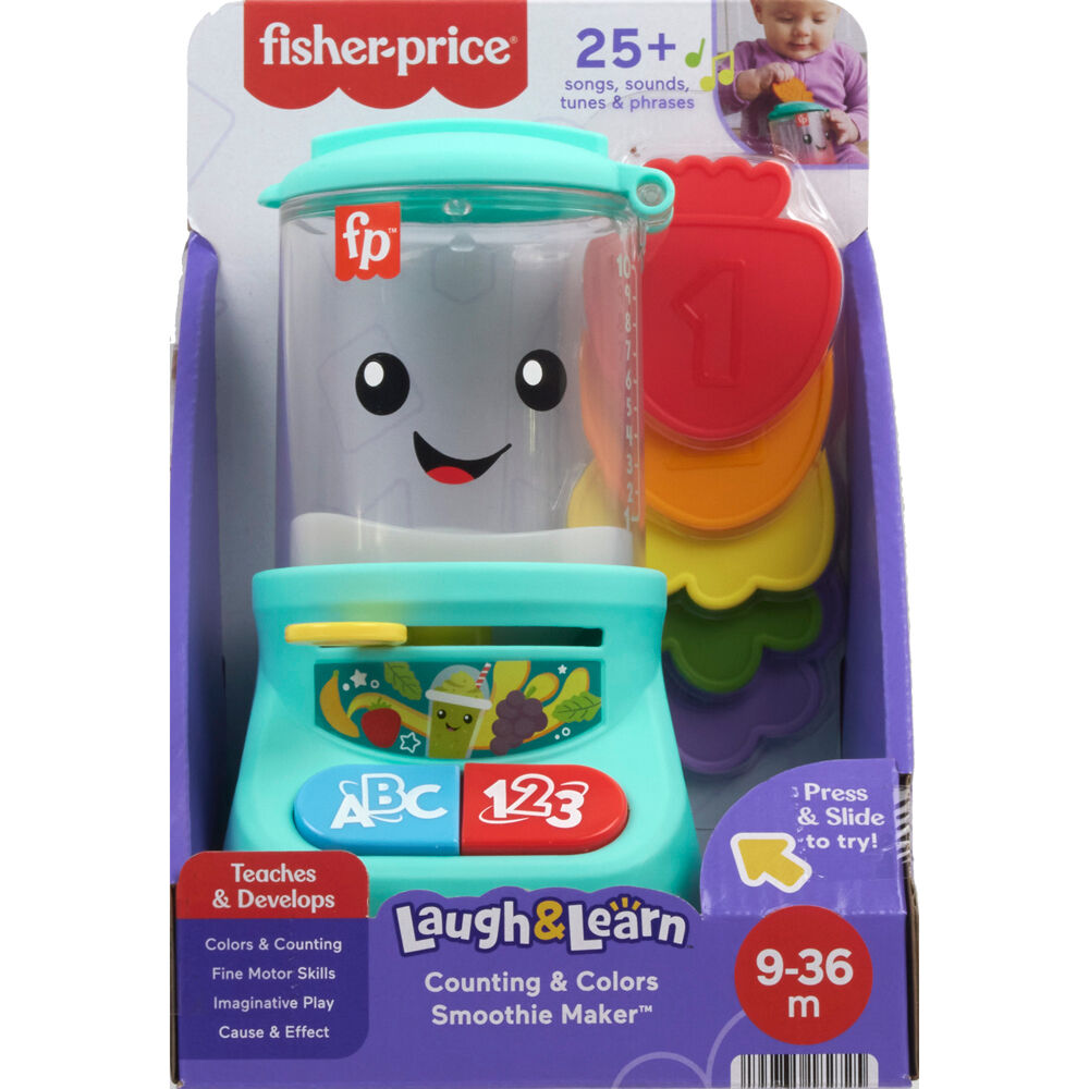 Mattel Fisher Price Infant Smoothie Maker Toy 10.8x24cm Baby 9m+