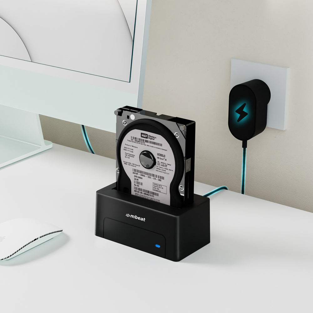 Mbeat D1 USB 3.0 SATA 3.5" & 2.5" HDD Docking Station - Black