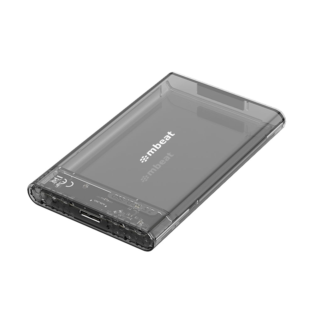 2PK Mbeat A1 See-Through USB 3.0 2.5" SATA HDD Enclosure - Black