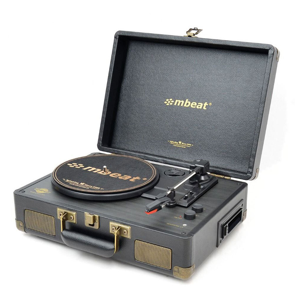 Mbeat Uptown Retro 2-in-1 Turntable Player