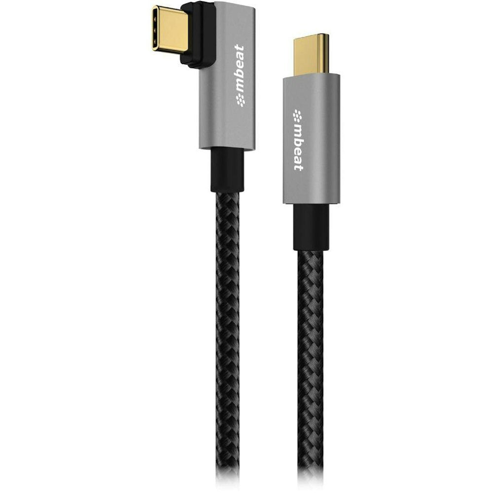 Mbeat Tough Link L-Shape USB 3.2 Gen2 USB-C Cable 1.8m
