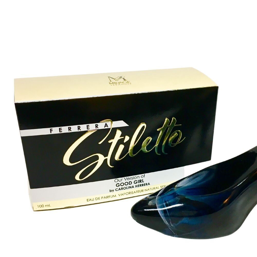 2PK Mirage Diamond Collection Ferrera Stiletto EDP Spray For Women 100ml Ladies
