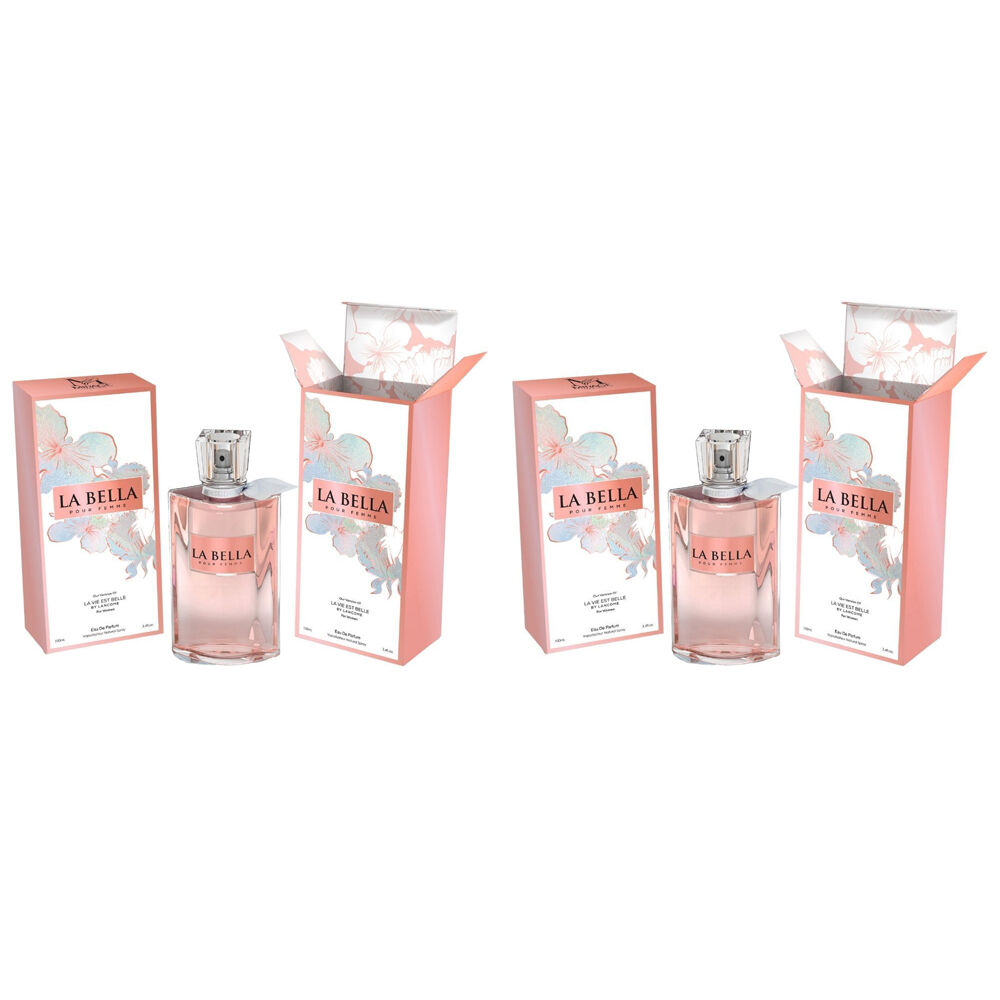 2PK Mirage La Bella Eau de Parfum EDP Spray Scent Fragrance For Women 100ml