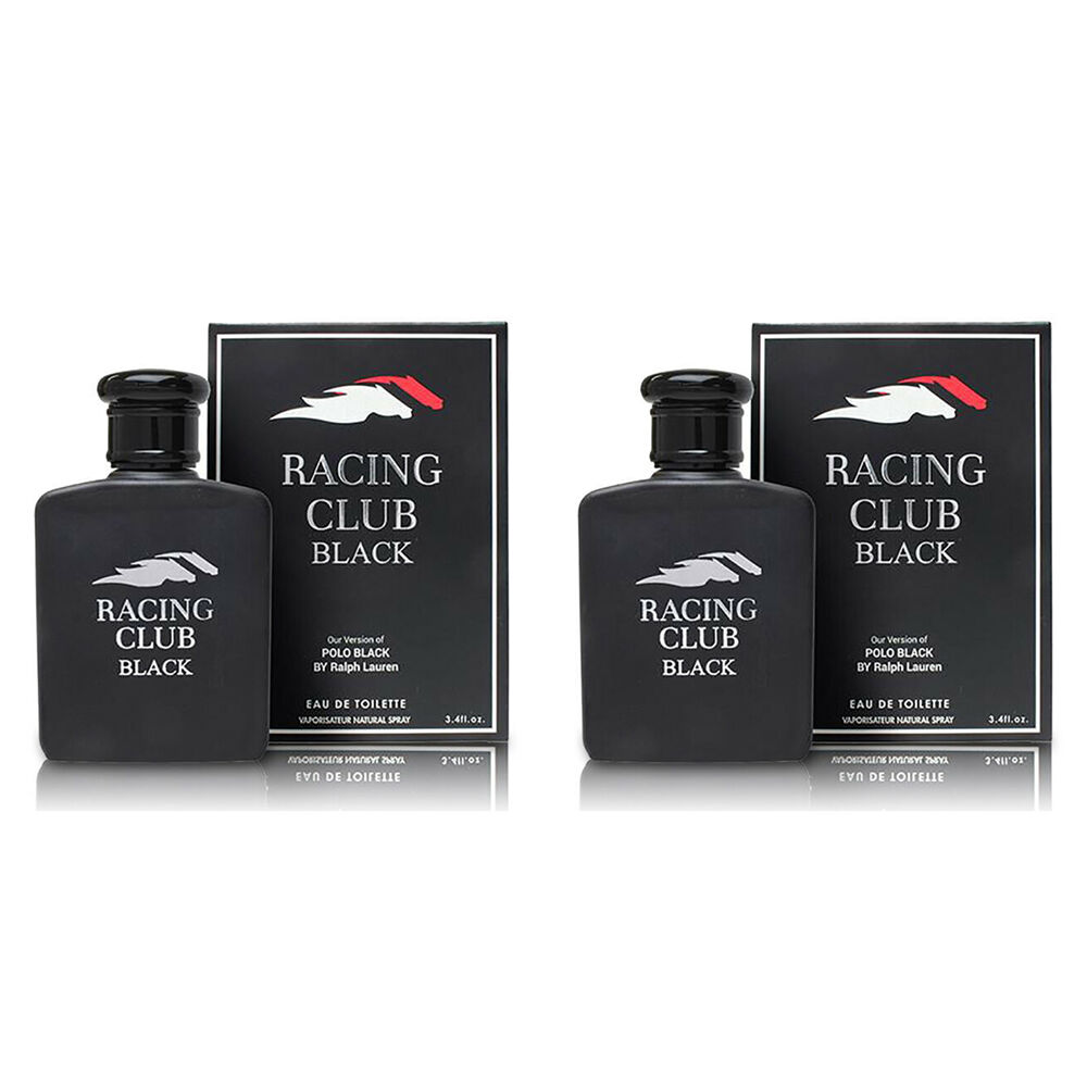 2PK Mirage Racing Club Black EDT Eau De Toilette Fragrance Spray For Men 100ml