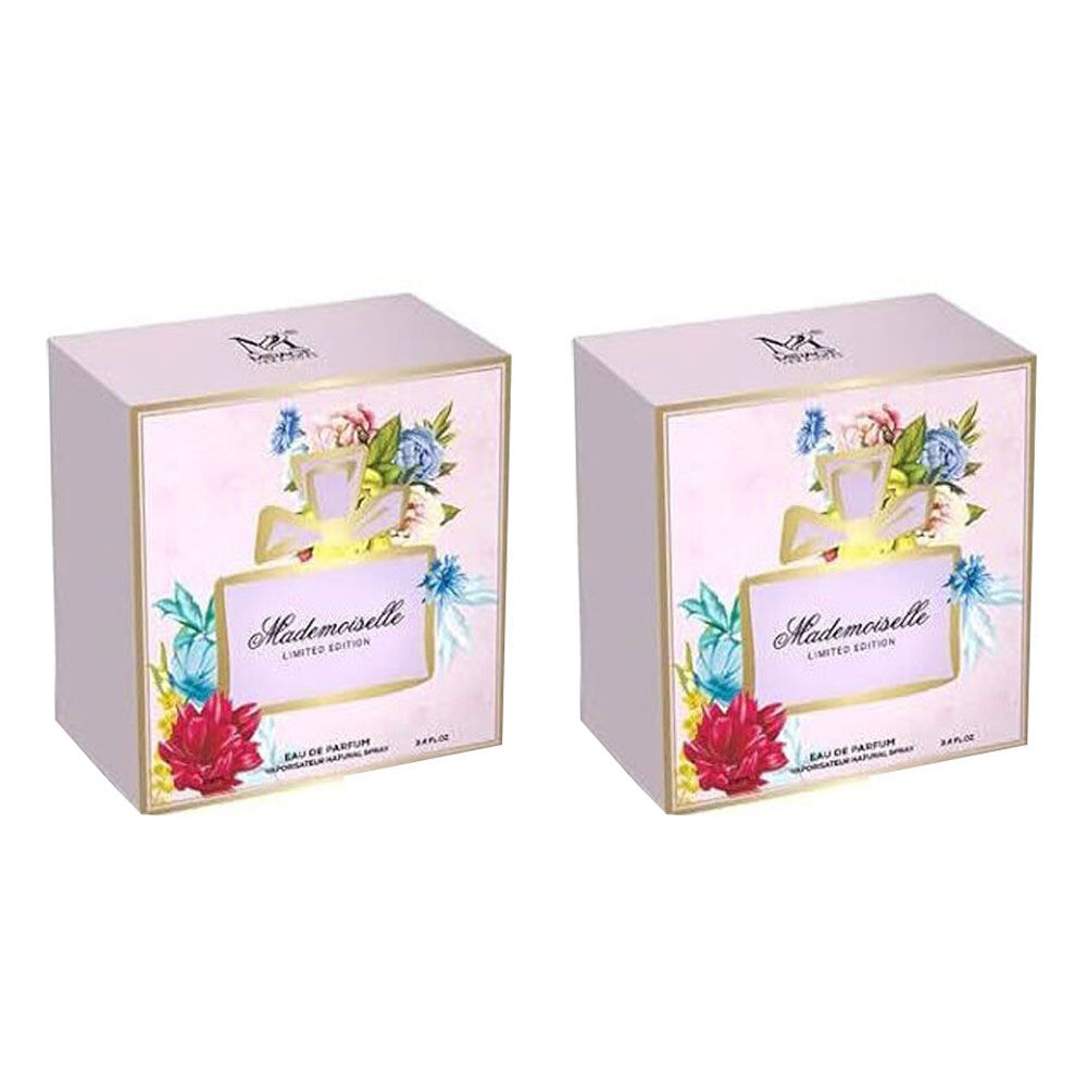 2PK Mirage Diamond Collection Mademoiselle Limited Edition EDP Spray For Women 100ml