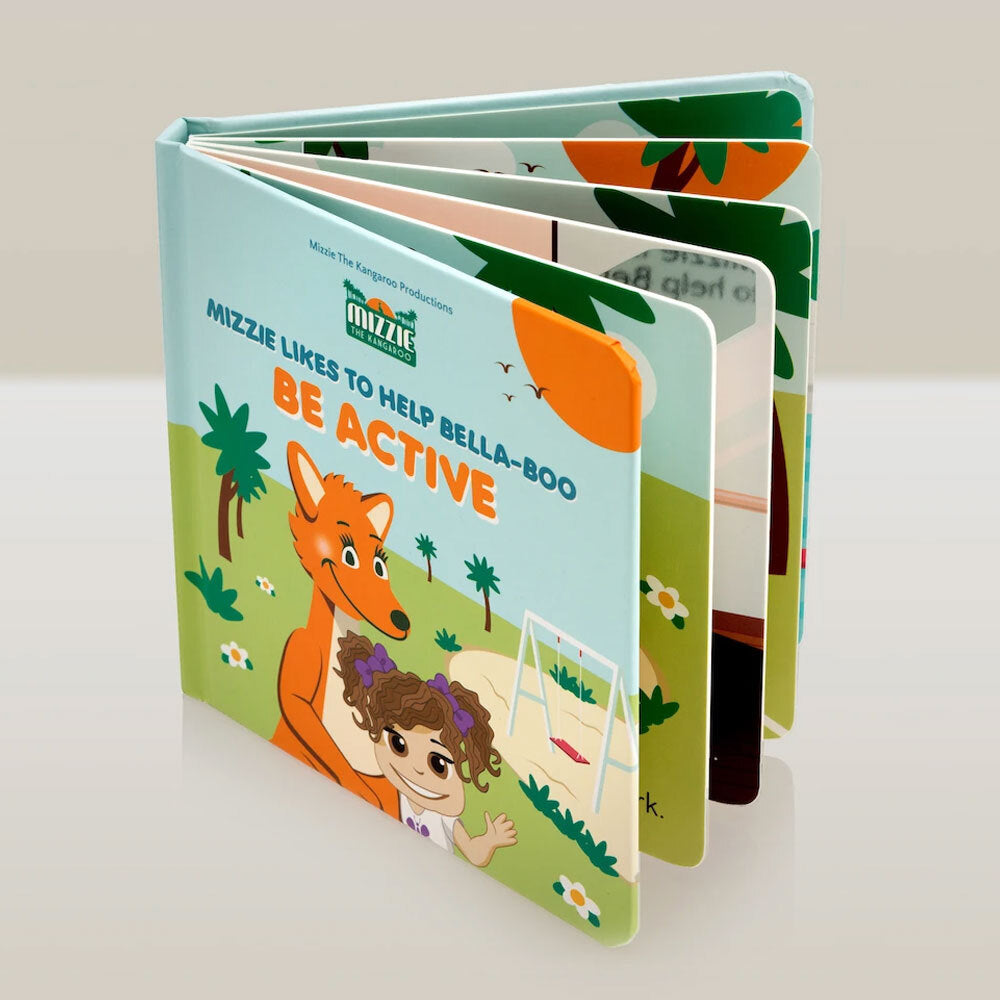 Mizzie The Kangaroo Be Active Touch & Feel Book
