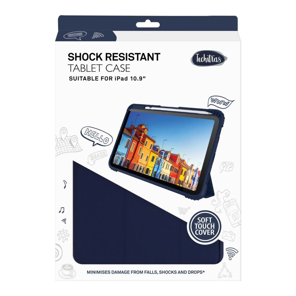 Techxtras Shock Resistant Tablet Case for iPad 10.9" Navy