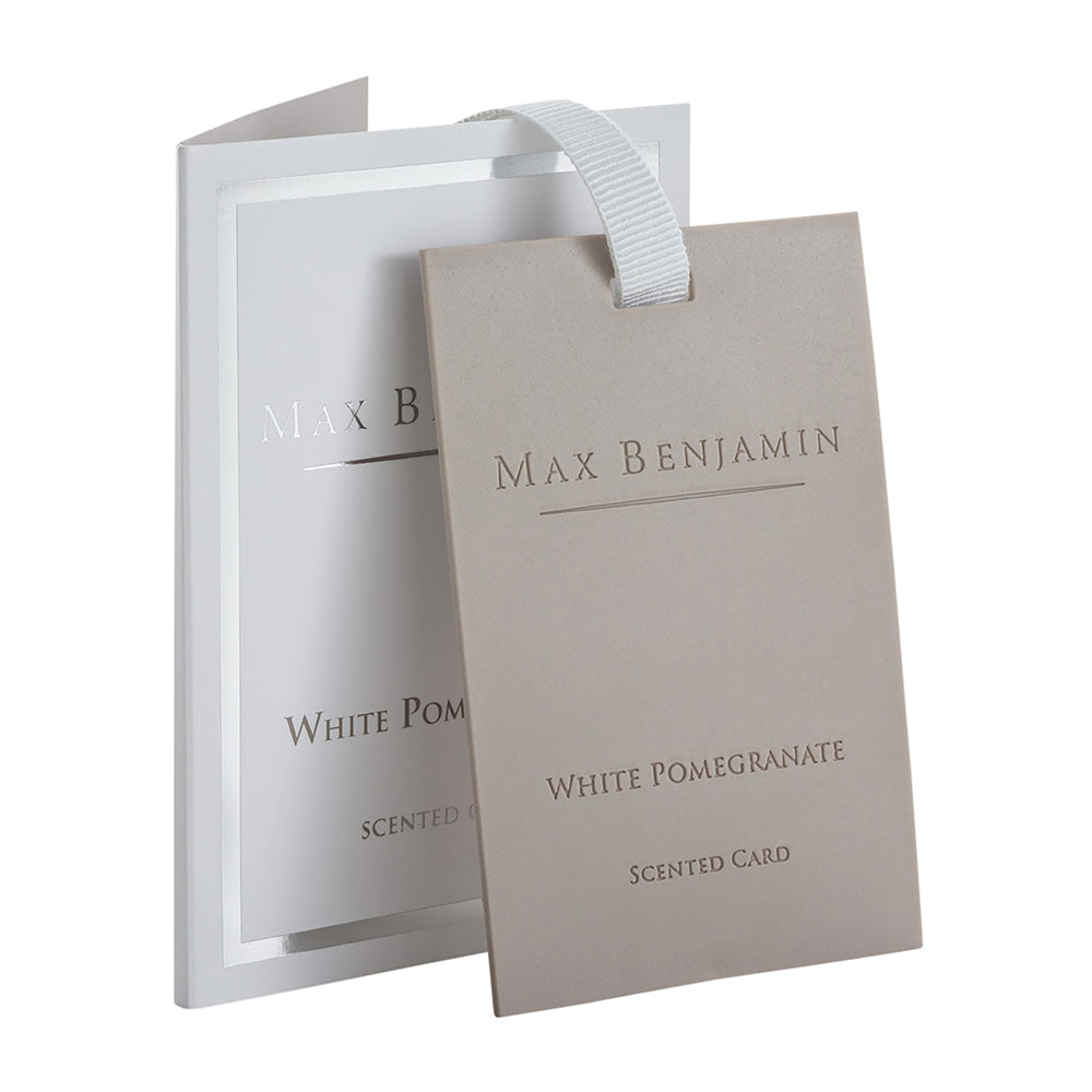 3pk Max Benjamin Scented Air Freshener Card White Pomegranate
