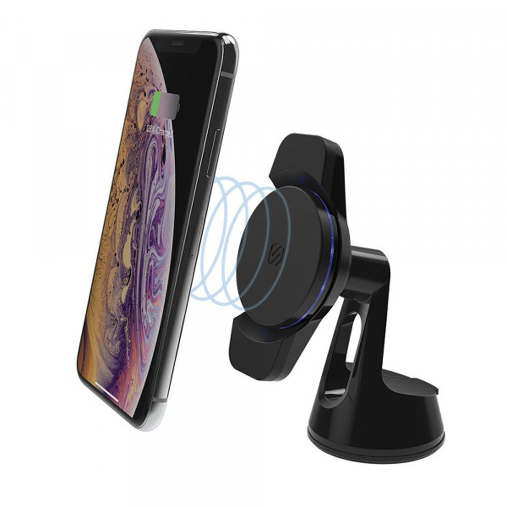 Scosche MagicMount Charge3 Double Pivot Qi Charging Phone Holder