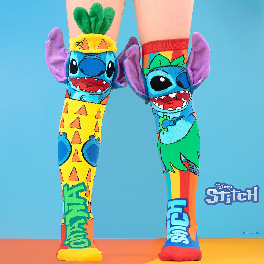 Madmia Stitch Pineapple Knee-High Socks Unisex