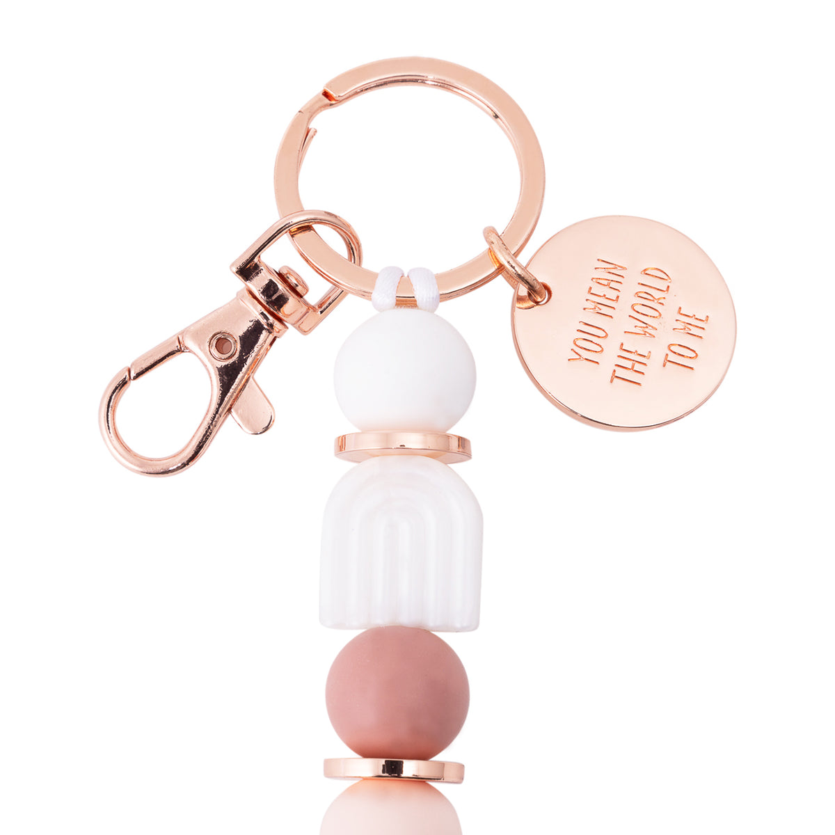 2PK Splosh Mothers Day World Silicone Keyring Hanging Keychain 11cm