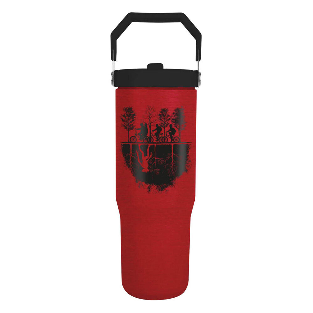 TV Blockbusters Stranger Things Upside Down Insulated Drinking Pitcher 30oz Red