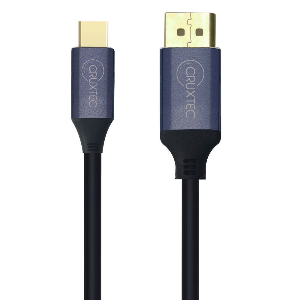 Cruxtec Mini Displayport Male to Displayport Male Cable 2m Black 4K/60Hz