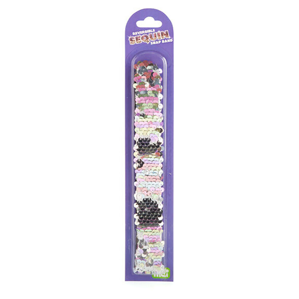 MDI Reversible Sequin Snap Wrist Band Bracelet Kids Accessory Assorted