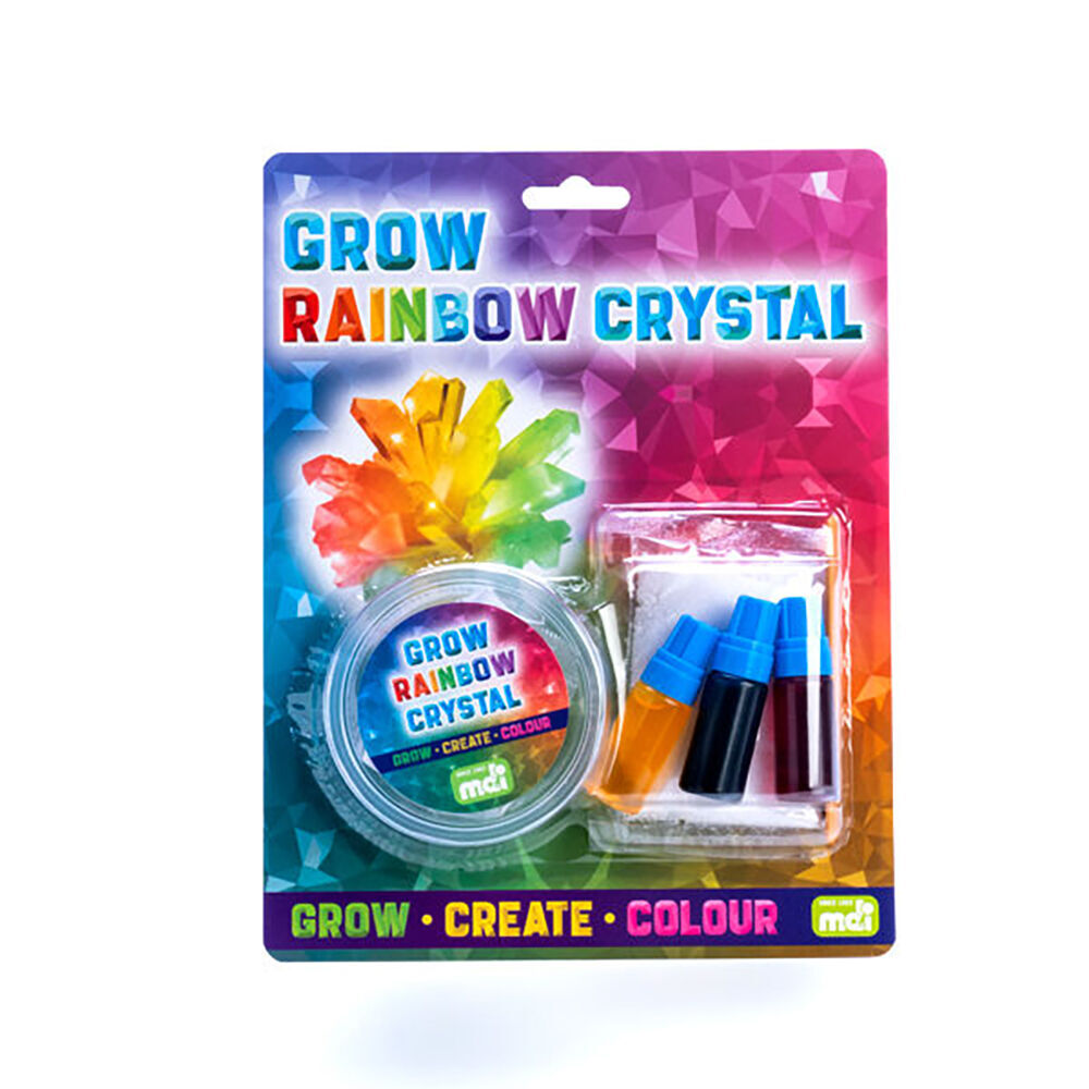 6PK MDI Grow Crystal Rainbow Educational Experiment Kids Toy Kit 8y+