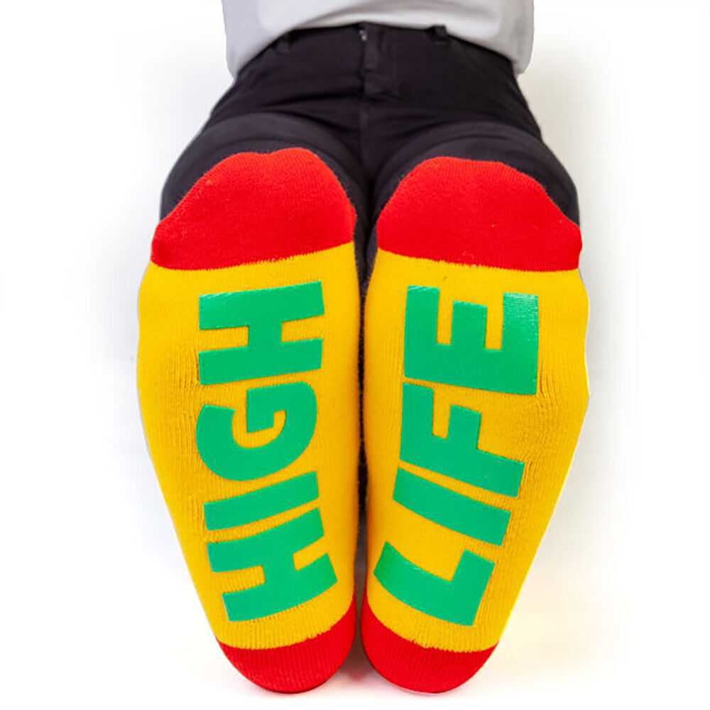 4PK Feet Speak Weed Women's Casual Crew Socks One-Size