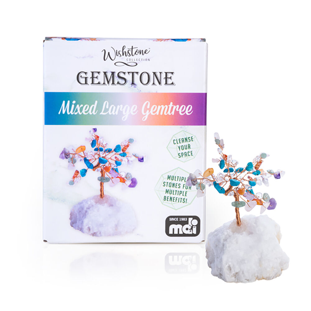 Wishstone Gemstone Calming Gemtree Large Mix Wellness Stone