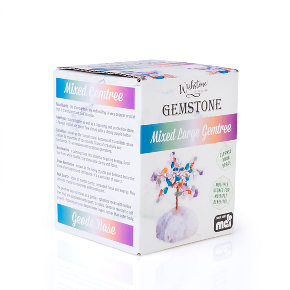 Wishstone Gemstone Calming Gemtree Large Mix Wellness Stone