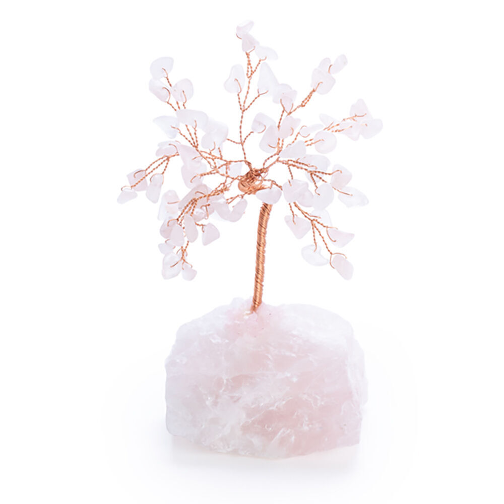 2PK Wishstone Gemstone Gemtree Large Rose Quartz Wellness Stone Pink