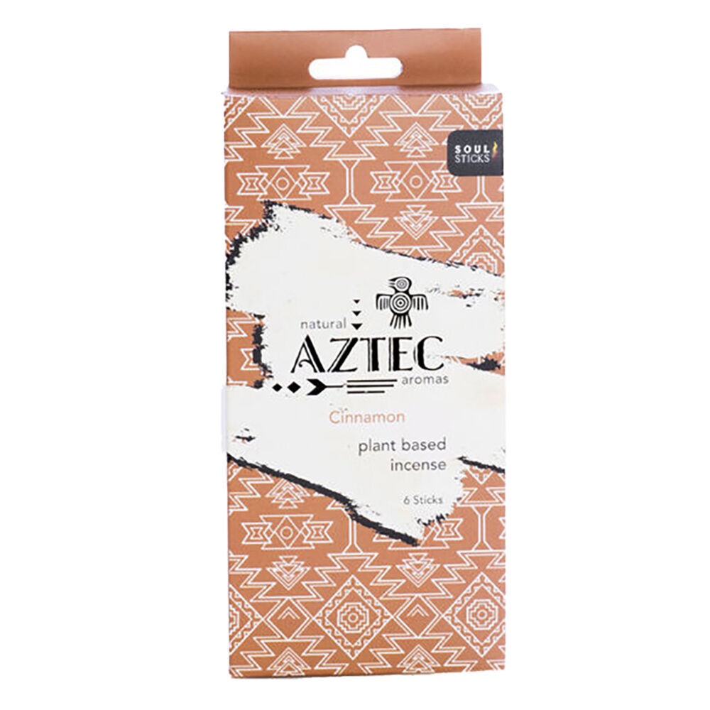 12x 6pc Wild Scents Aztec Aromas Plant Based Incense - Cinnamon